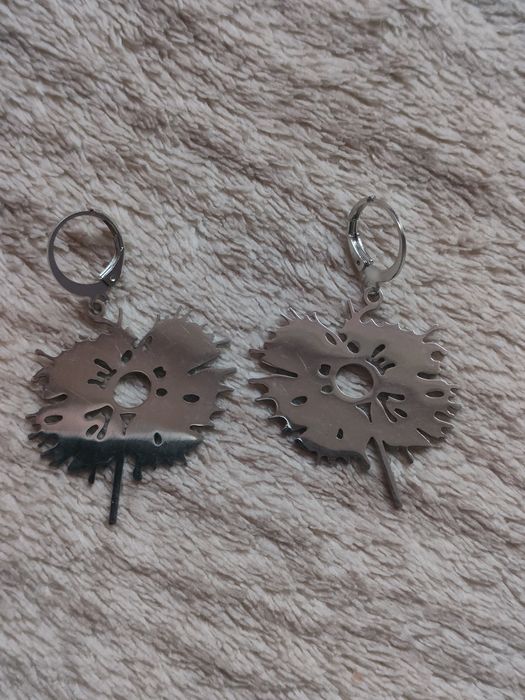 Przepiękne oryginalne kolczyki dmuchawce kolczyki stal nierdzewna