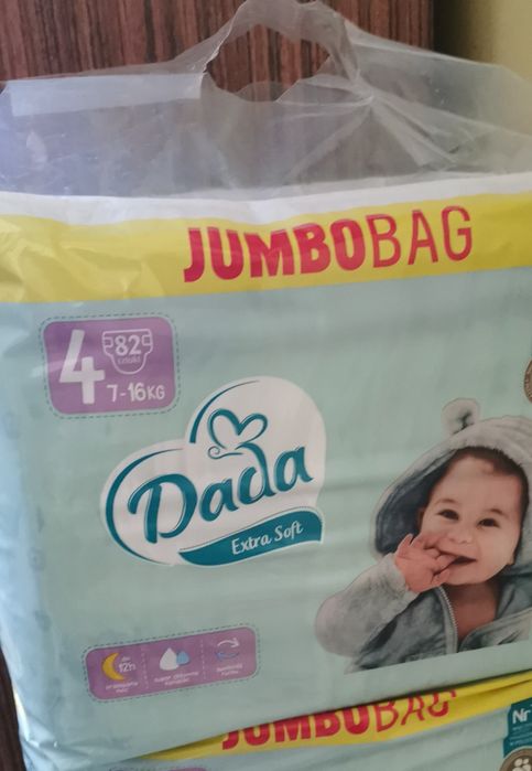 Dada extra soft jumbo bag 82sztuki pieluszki pampersy