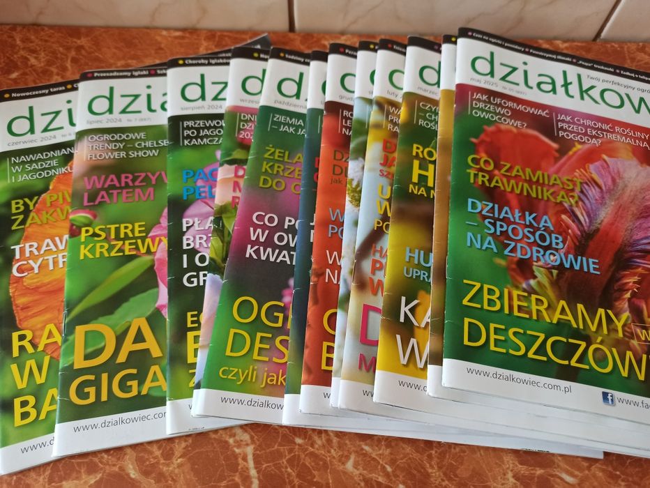 Miesięcznik Działkowiec - 12 numerów