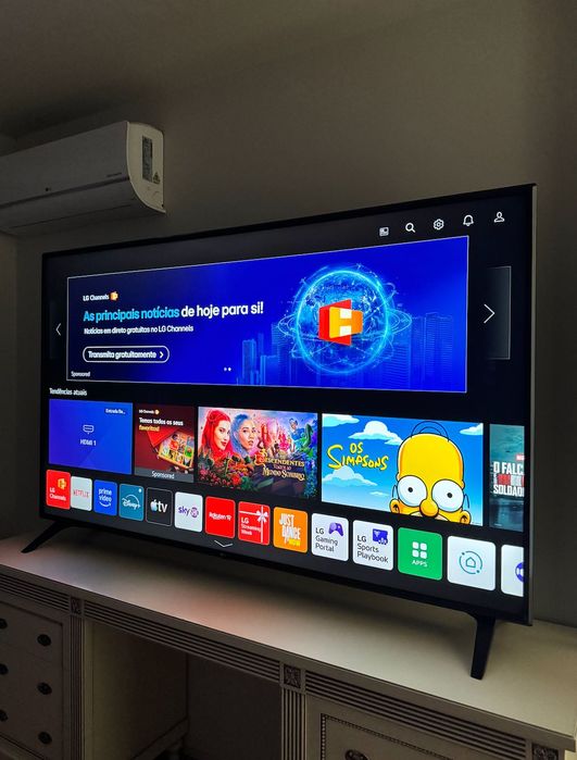 TV LG 75" 4K Smart TV – 75UP75006LC – Excelente Estado