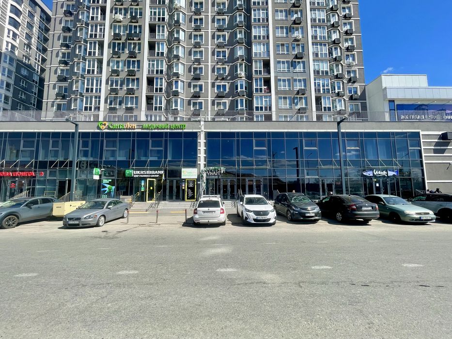 Оренда фасадного приміщення 145 м2 ЖК Гранд Бурже
