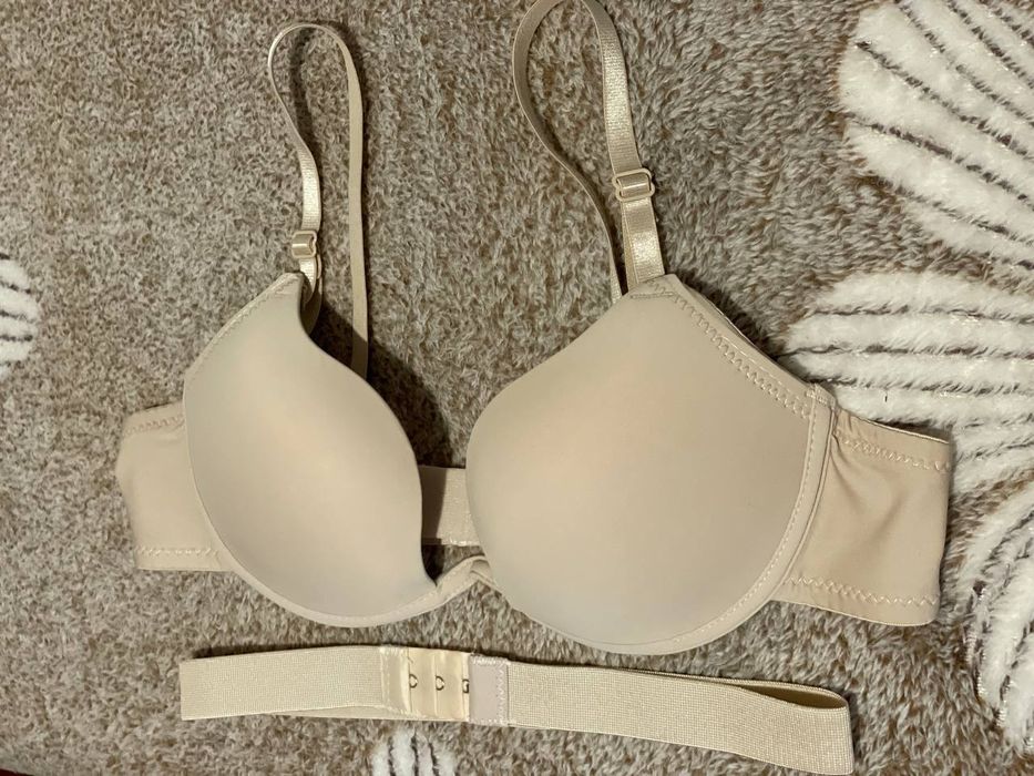 Бюстгальтер пушап 36/80, телесний, новий, лiф, бюстiк