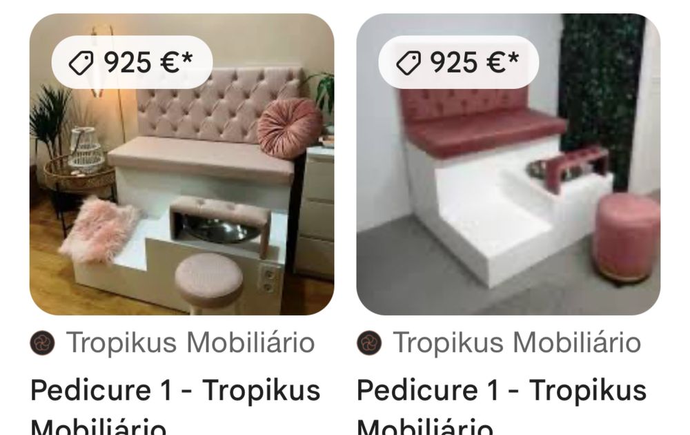 Pedicure para salao de beleza ( banco )