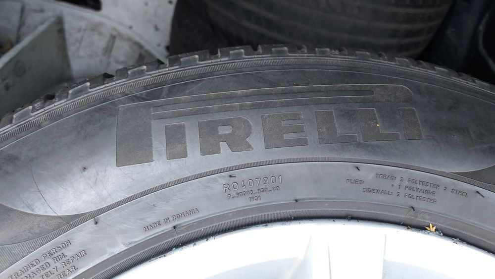 Oryginalne Koła zimowe VW Tiguan 215/65R17 Pirelli 16r 6mm czujniki