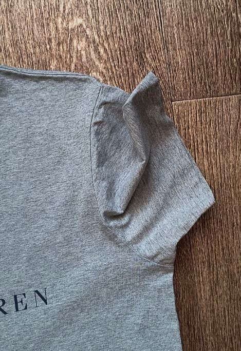 Серая мужская футболка свитшот худи Polo Ralph Lauren размер M