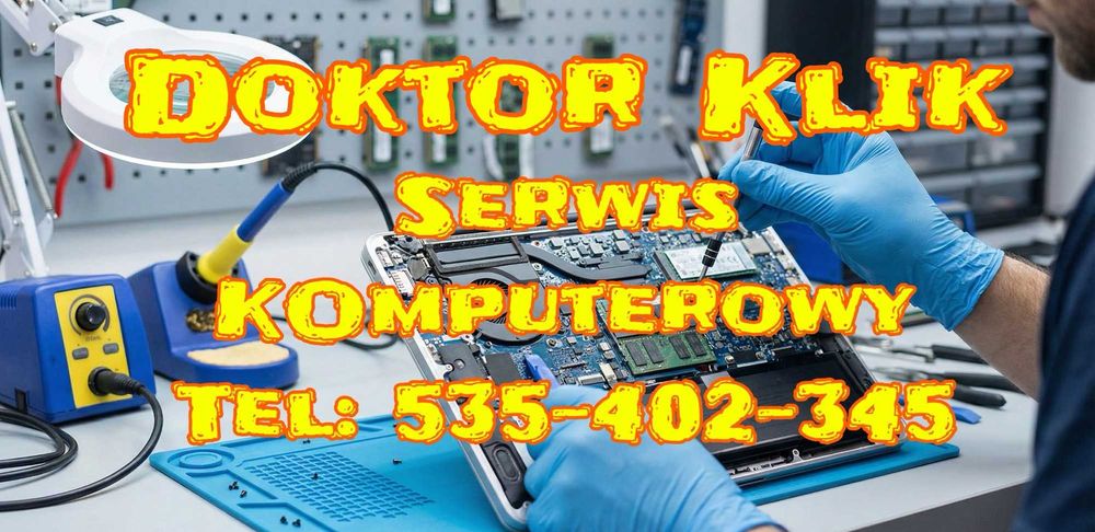Tani Serwis Komputerów, Laptopów, Drukarek, Składanie PC - Łask/Zelów