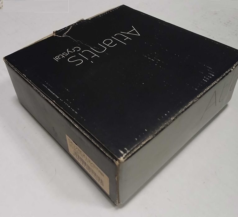 Cinzeiro de cristal Atlantis "star" (Ø=13cm) NOVO, na caixa de origem