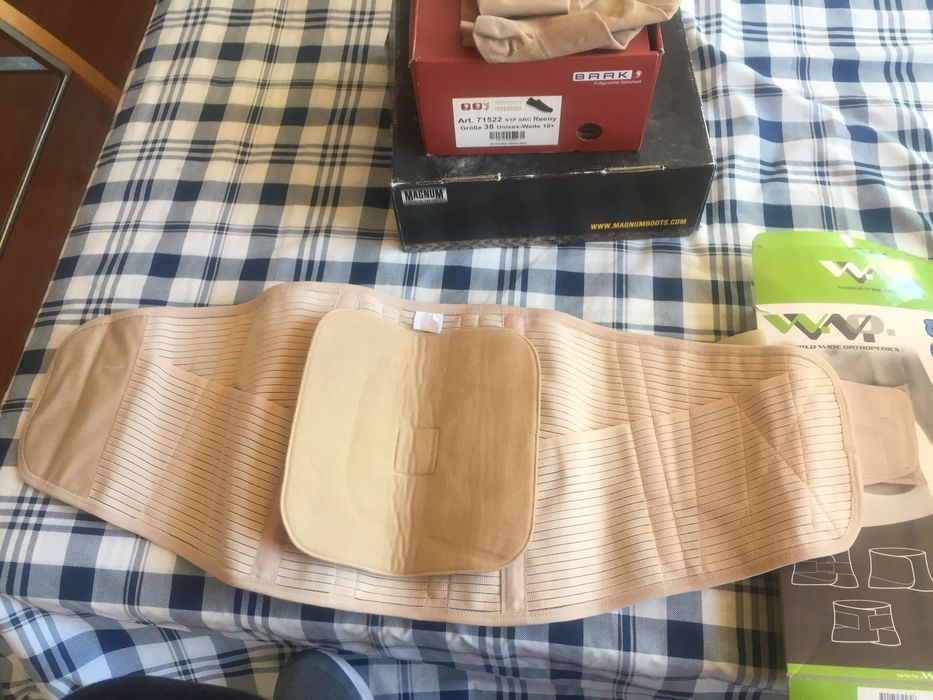 Faixa elástica lombar- colete lombar