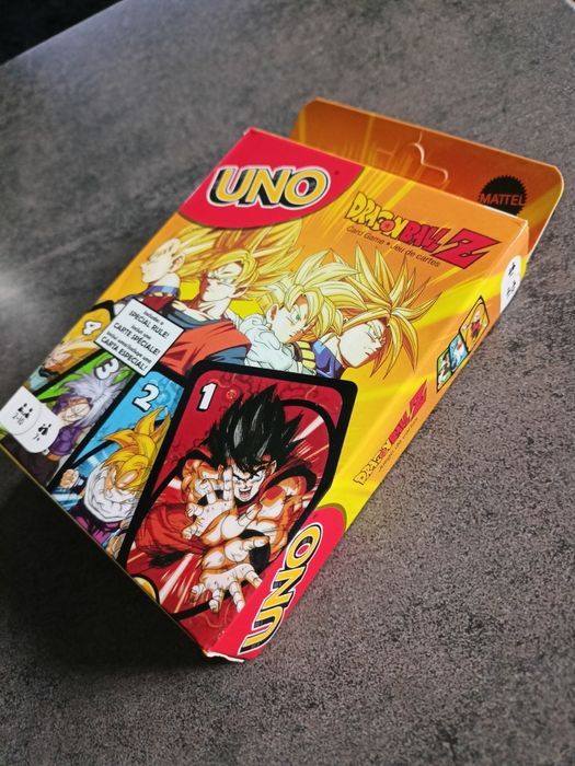 Gra karciana UNO Dragon Ball Z songo Ku Dragonball karty prezent !