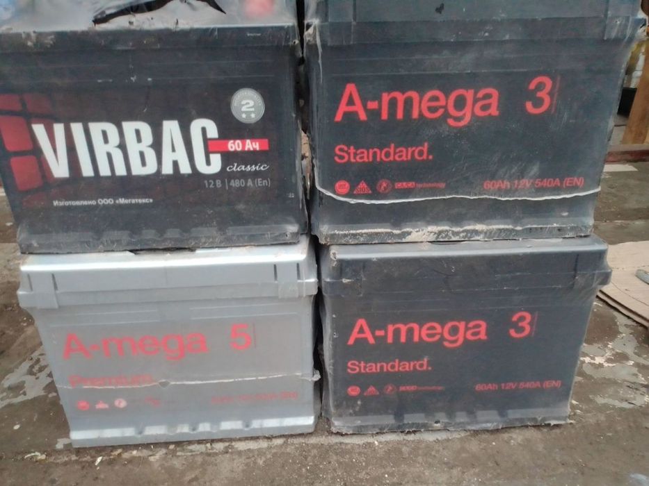 Акумулятор Амега 12v 60A/ч