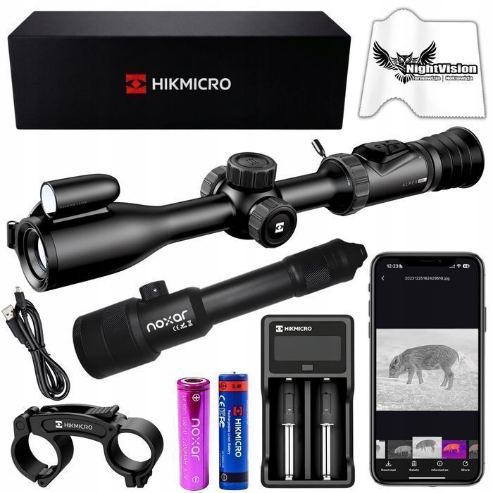 Luneta Noktowizyjna HIKMICRO Alpex 4K PRO A50PL LRF + Noxar DIR-PRO V2