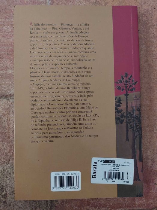 Jack Lang - Lourenço de Medicis (Portes GRATIS)