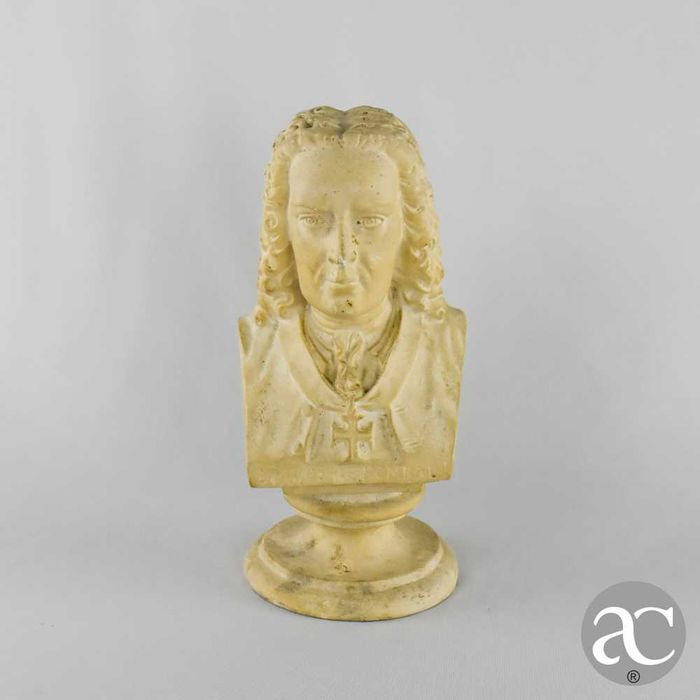 Busto de Marquês de Pombal, escultura em gesso