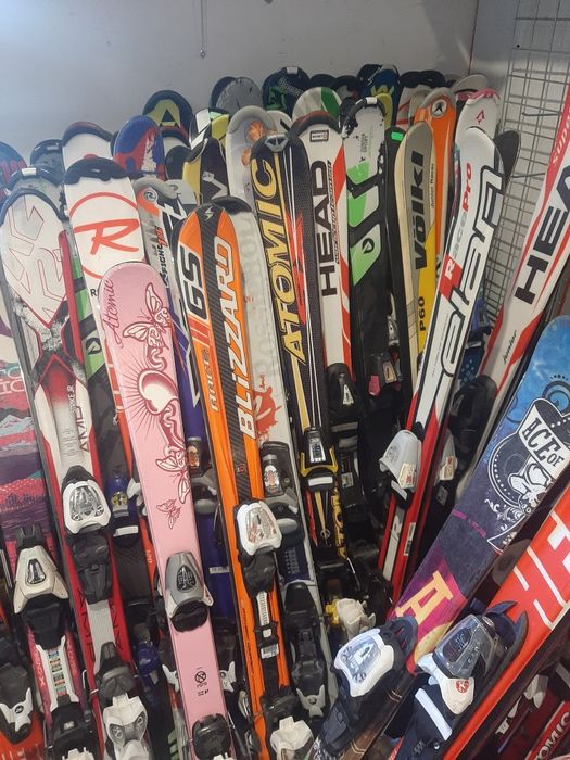 Używane narty 110 , 120 cm Łódź