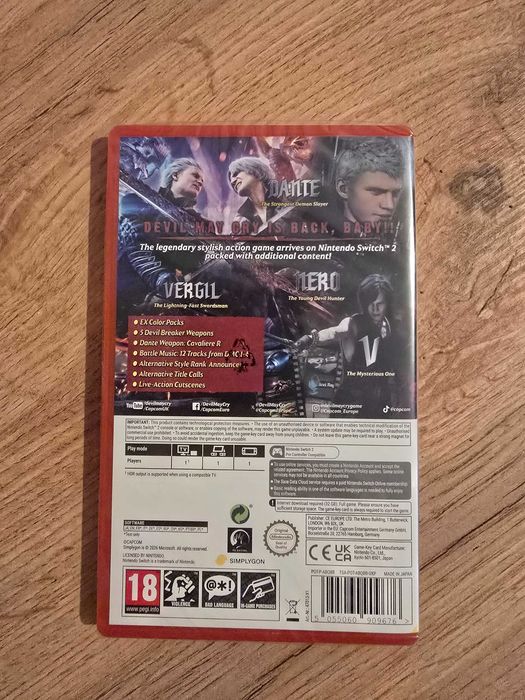 Devil May Cry 5 Devil Hunter Edition | Nowa | Nintendo Switch 2