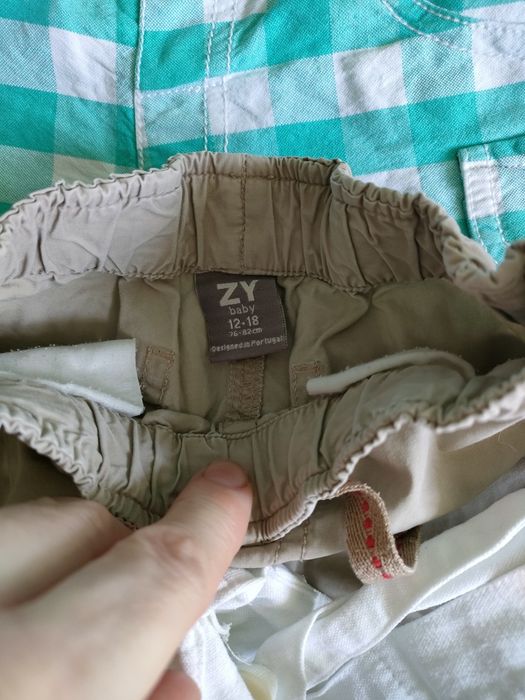 Conjunto de roupa menino( calçãoes, camisas, t-shirt) (12-24 meses)