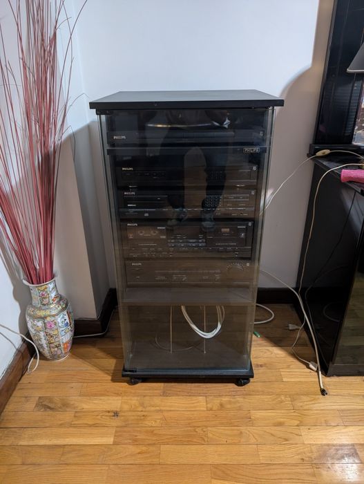 Móvel wi-fi com leitor de vinil