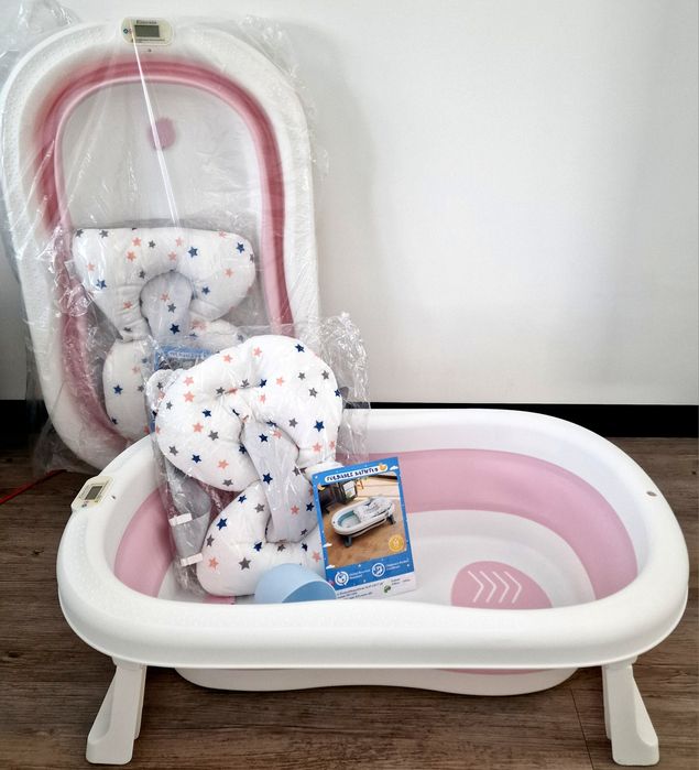 Складна дитяча ванна Einesin з термометром.