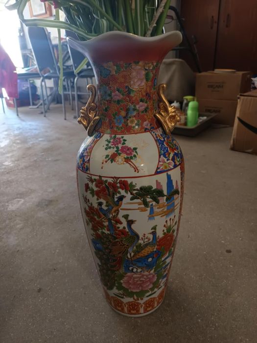 Vaso pintado à mão