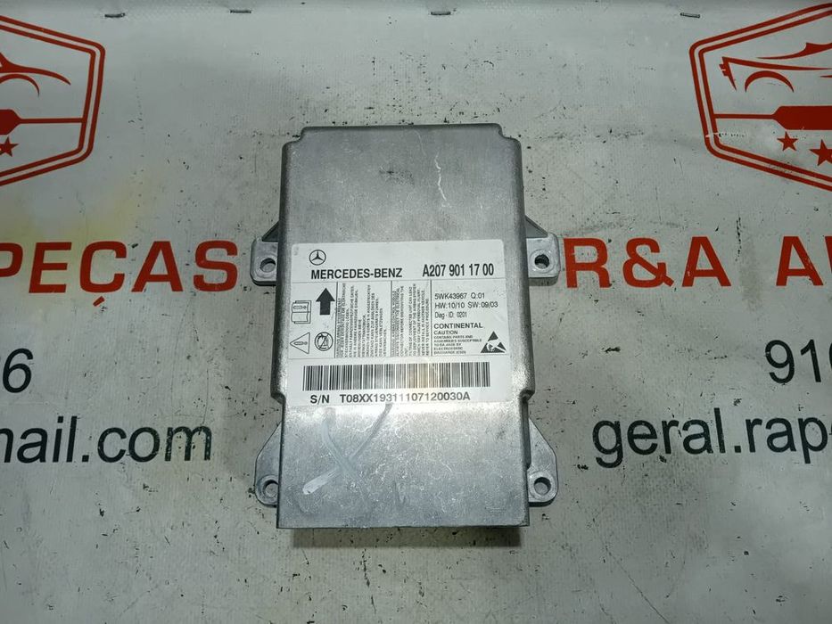 Centralina de Airbag Mercedes Class E Coupé W207 A2079011700 Original