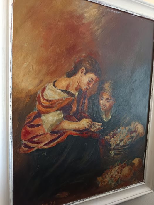 Vários quadros antigos Quadro Papiro Cleopatra