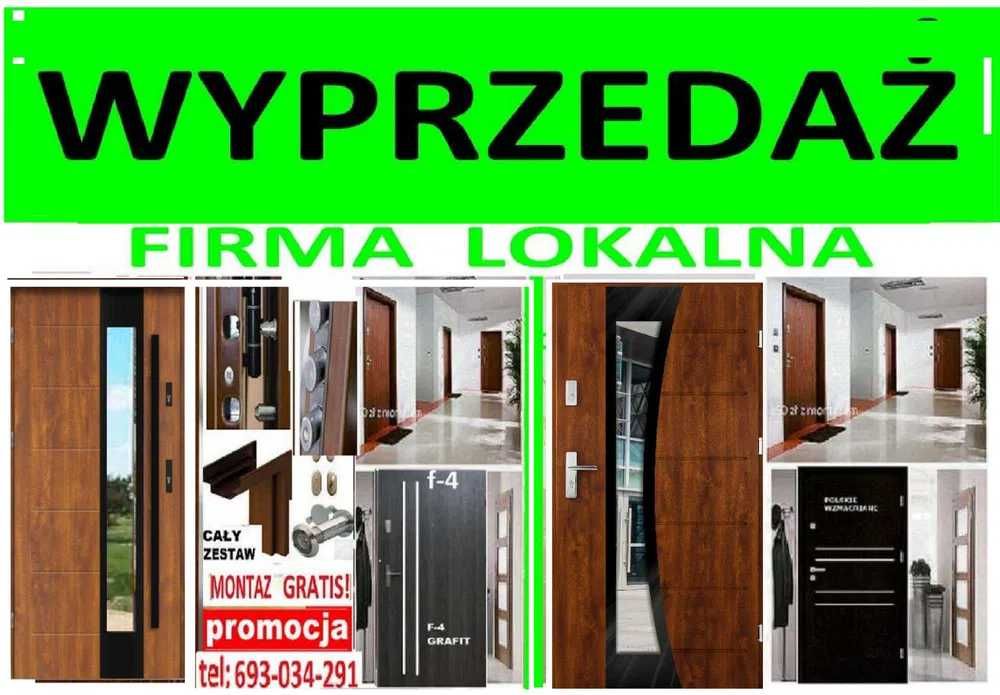 Drzwi  do mieszkania wejściowe -zewnętrzne z MONTAŻEM antywłamaniowe