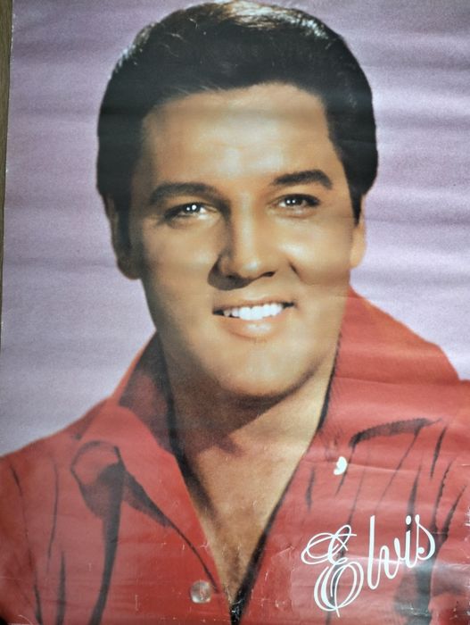Antigo poster Elvis Presley