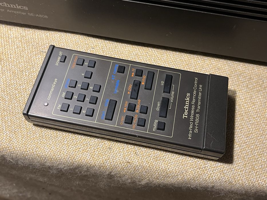 Редкий проигрыватель винила + 2-х блочный усилитель+тюнер TECHNICS SL-DL5 / 808 + Д/У