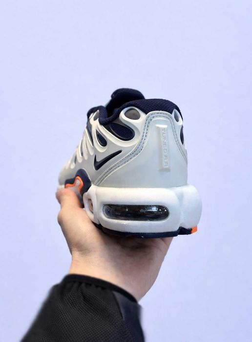 (2262) Кросівки Nike Air Max TN Plus Drift сірі з синім (41-46) найк
