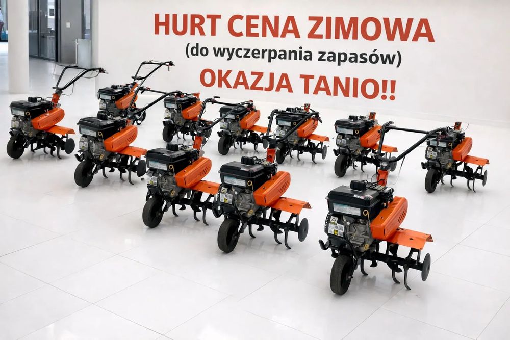 Husqvarna Glebogryzarka Kultywator BENASSI. Włoska Oryginalna Maszyna sprowadzona z Norwegii. Silnik Honda lub BRIGGS VANGUARD. 7km lub 5,5km . Szerokość rob. 80cm. 3 biegi pracy. To nie jest chińczyk!! Prawdziwy kultywator Przemysłowy koszt nowego około