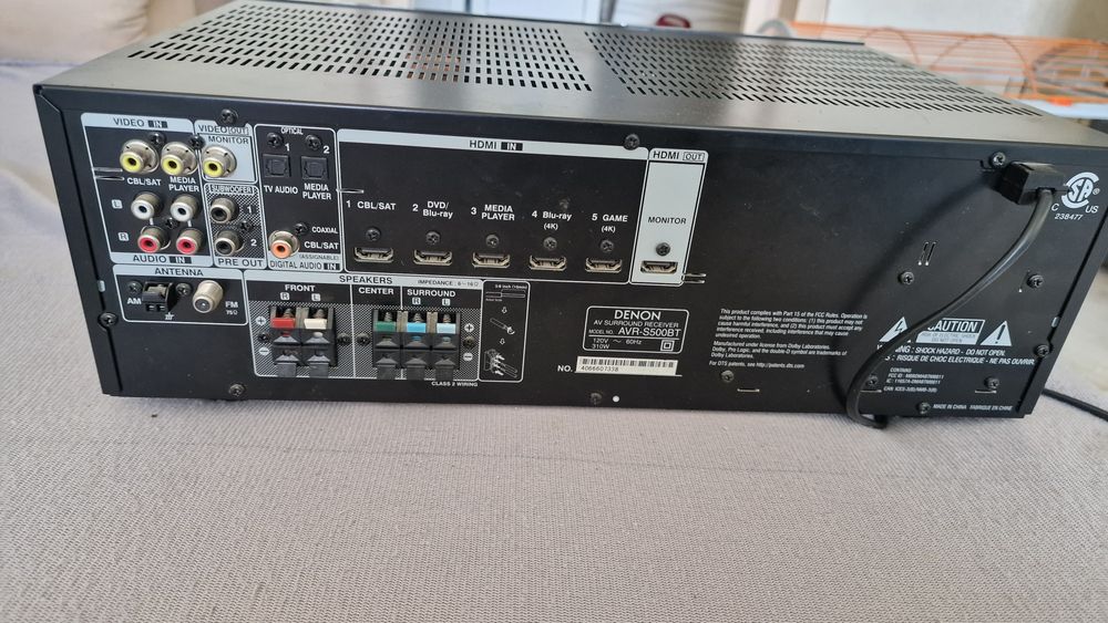 Ресівкр denon AVR-S50OBT bluetooth