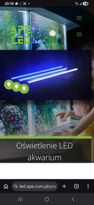 Lampa.akwarium firmy AP Led