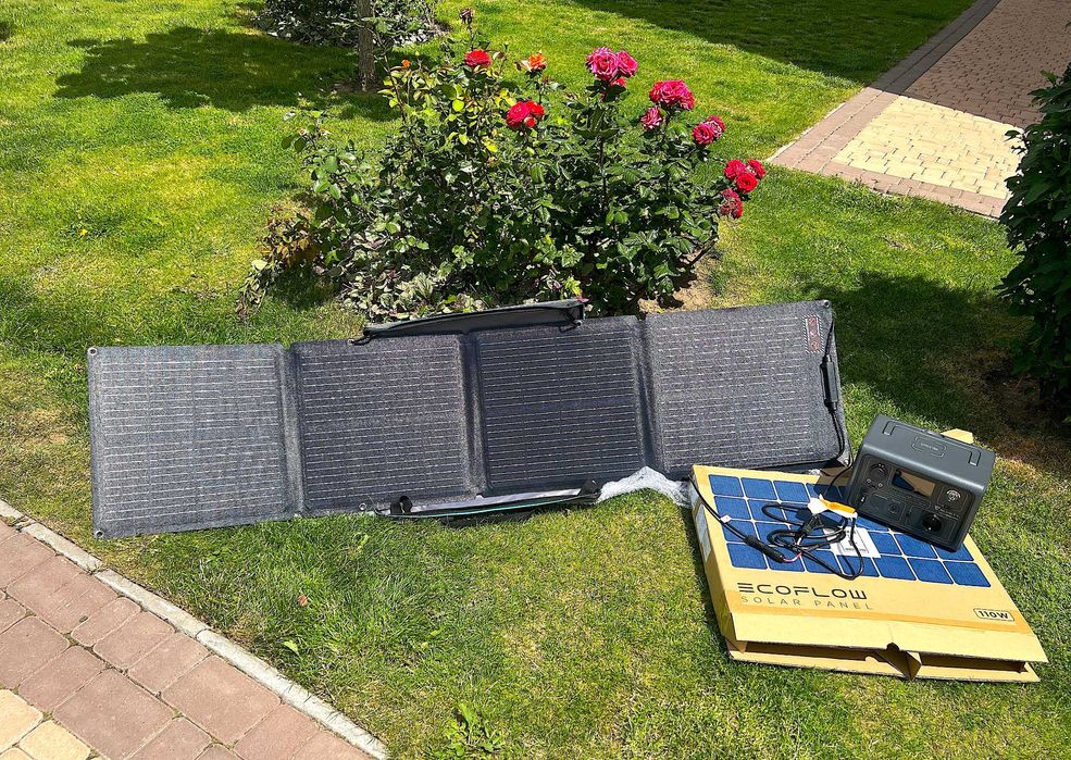 на Гарантii Сонячна панель EcoFlow 110 Вт - Нова Для зарядної станції