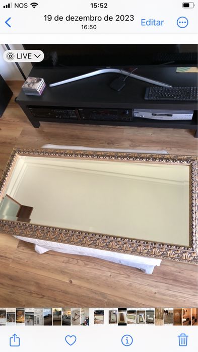 Espelhos de varias medidas