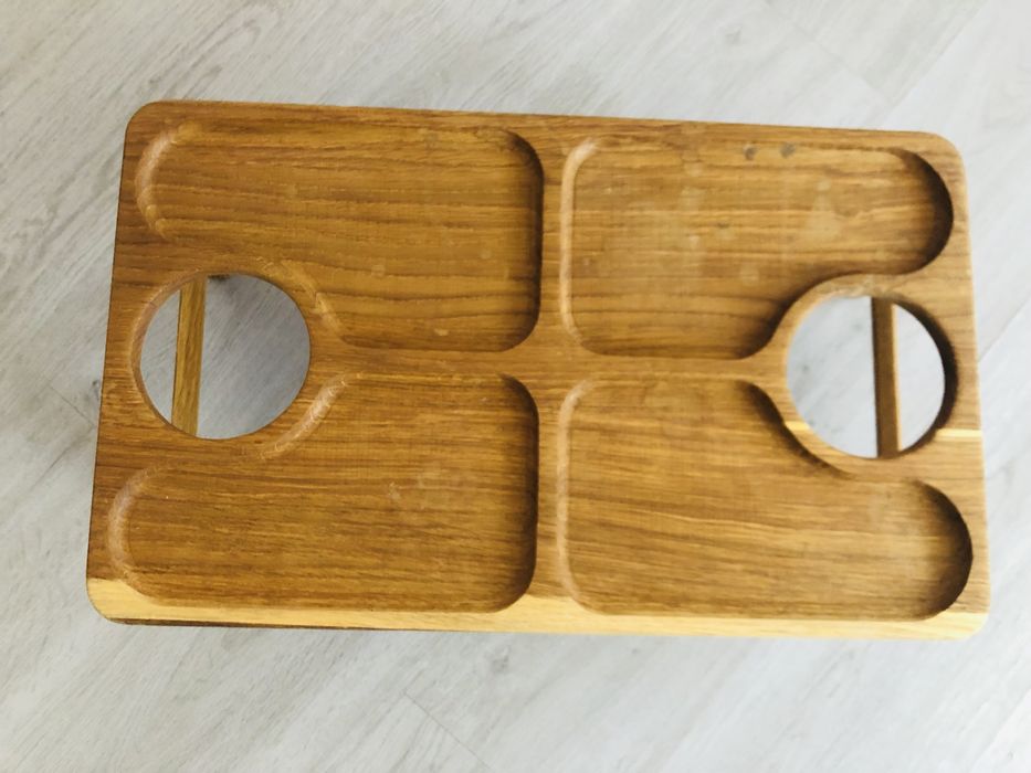 Столик пивний смаколики закуски пиво напої деревяний стіл подарунок