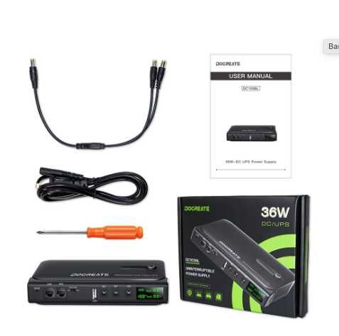 АКЦІЯ Docreate DC1036L UPS 36W (ДБЖ/ИБП)