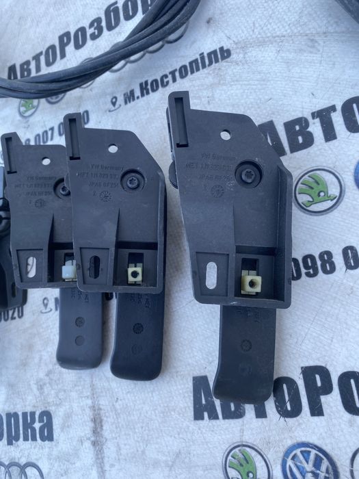 Трос Ручка Кронштейн ручки открывания капота 1J1823633 VAG Skoda