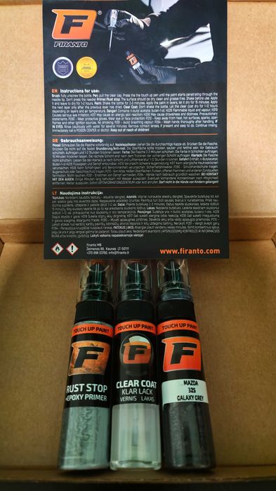 Kit de pintura de de carro Firanto Mazda 32S Galaxy Grey