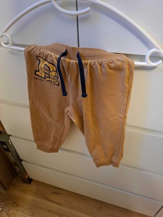 so cute 92 cm brązowe spodnie dresowe dres dresy dziecięce dla dziecka