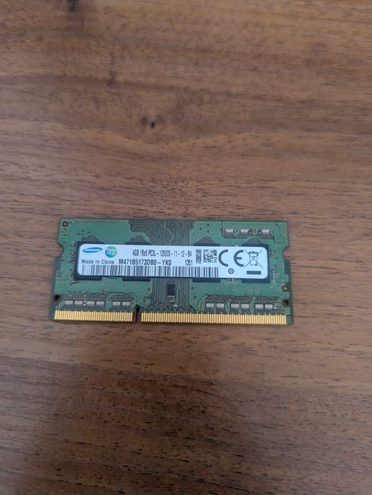 Оперативна пам'ять 4gb DDR3L для ноутбука