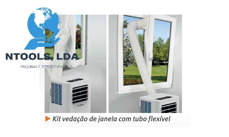 Ar condicionado Portátil com comando Bluetooth e Wifi 105m3 Silencioso