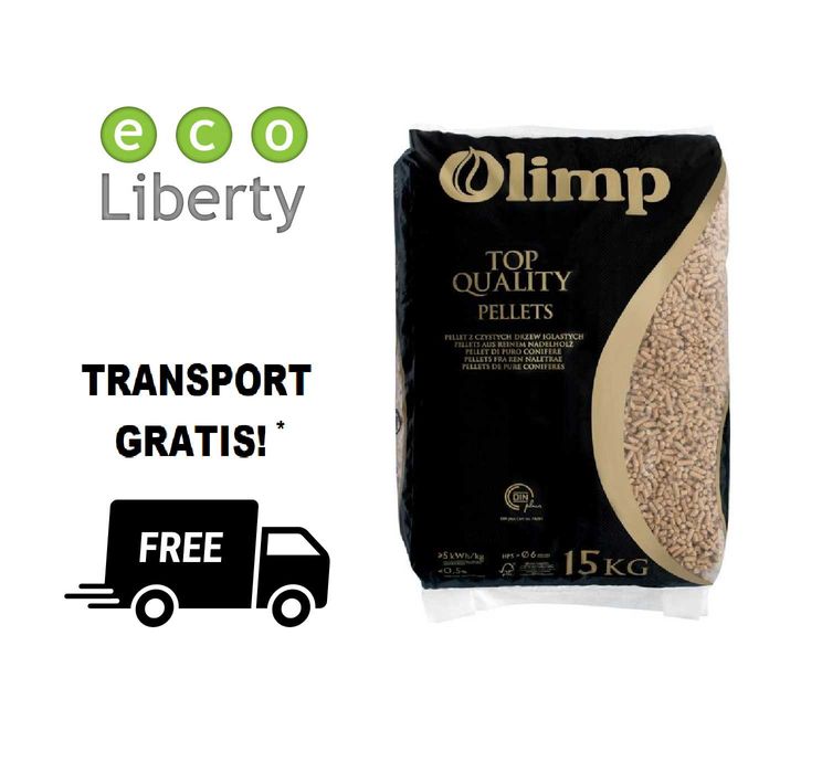 Pellet OLIMP ENplus A1 6mm / Pelet Drzewny Wysoka Kaloryczność / 975KG