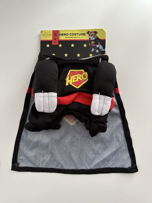 Peleryna dla psa/ przebranie super bohater r.S