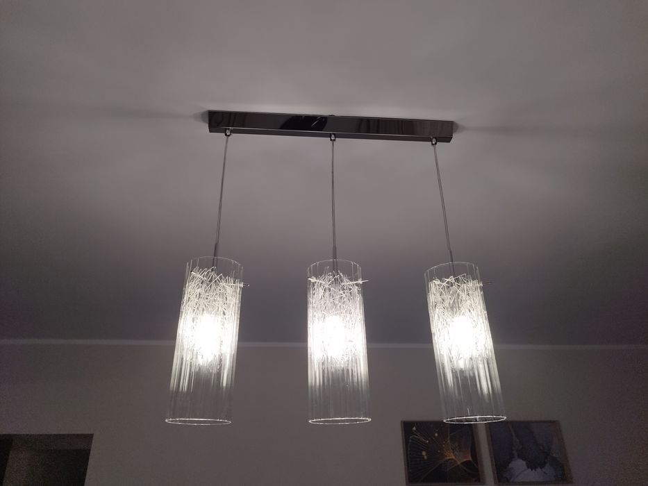 Lampa do salonu chrom