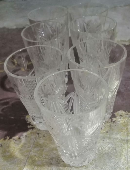 Стаканы бокалы хрусталь 11шт