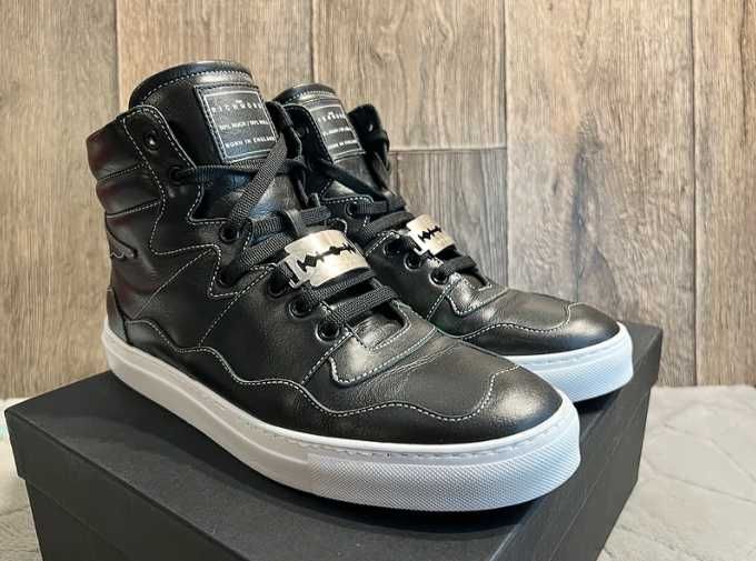 Czarne sneakersy John Richmont Calf, 43