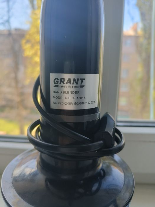 Блендер занурювальний GRANT 1200W 3в1