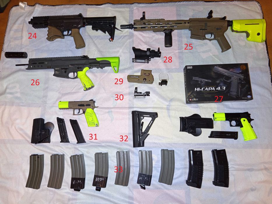AIRSOFT colete replicas acessórios rádio