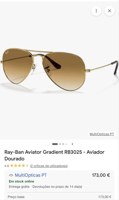 Ray ban  Aviator  RB 3025