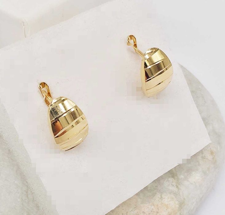 Złote kolczyki  585 GOLD MONEY